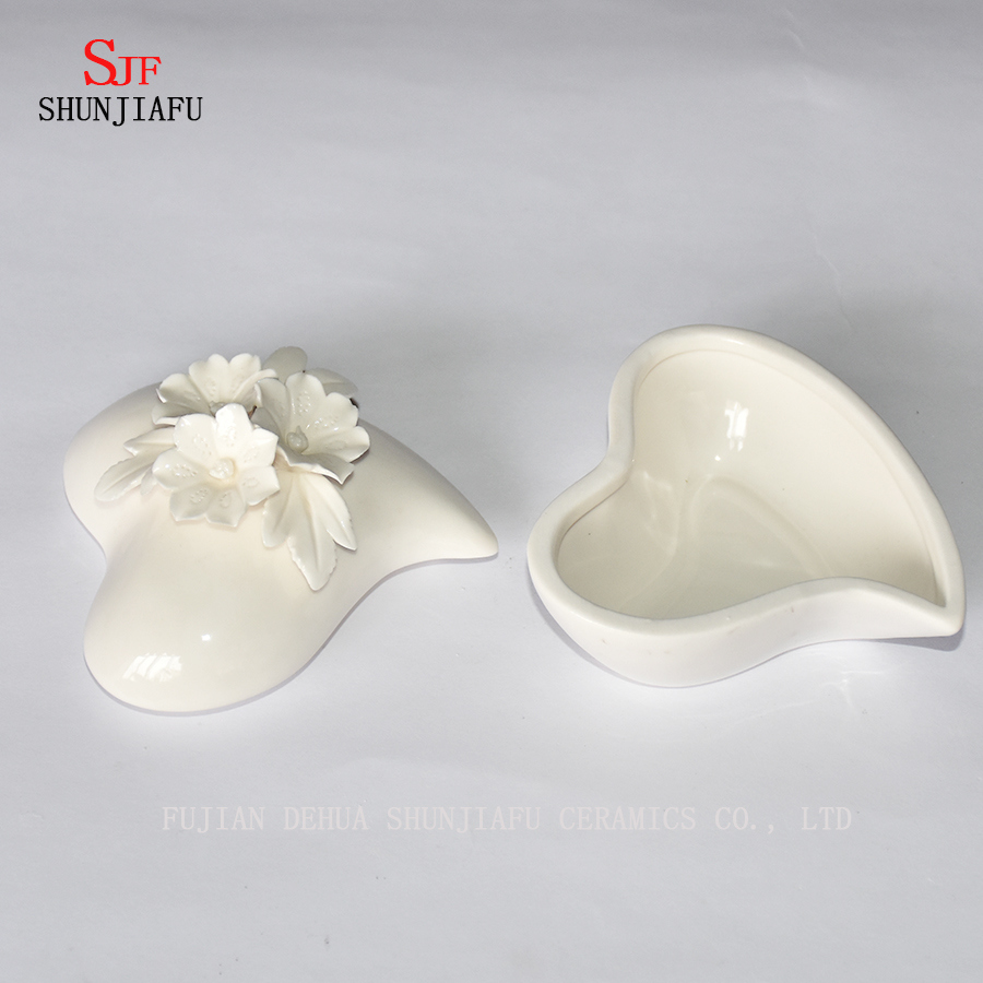Love Shape Jewelry Organizer, Joyero de cerámica