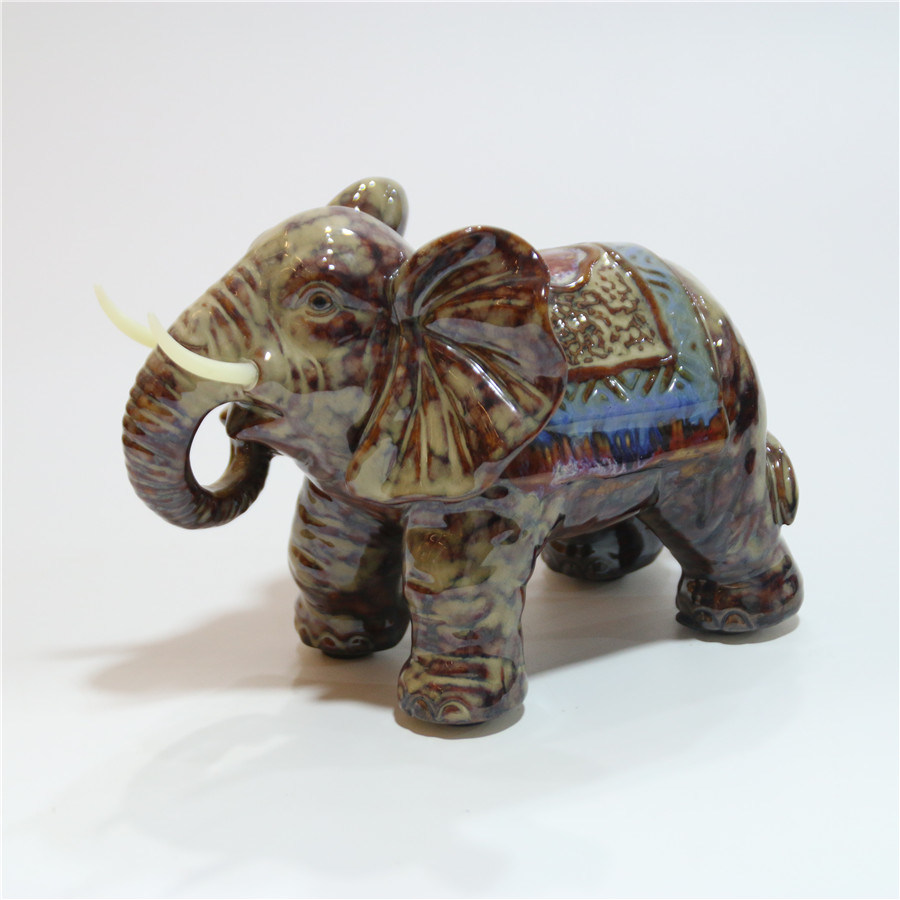 Animal de cerámica Elefante Artículos para el hogar