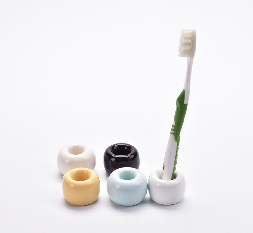 Soporte de cepillo de dientes de cerámica para la decoración del hogar