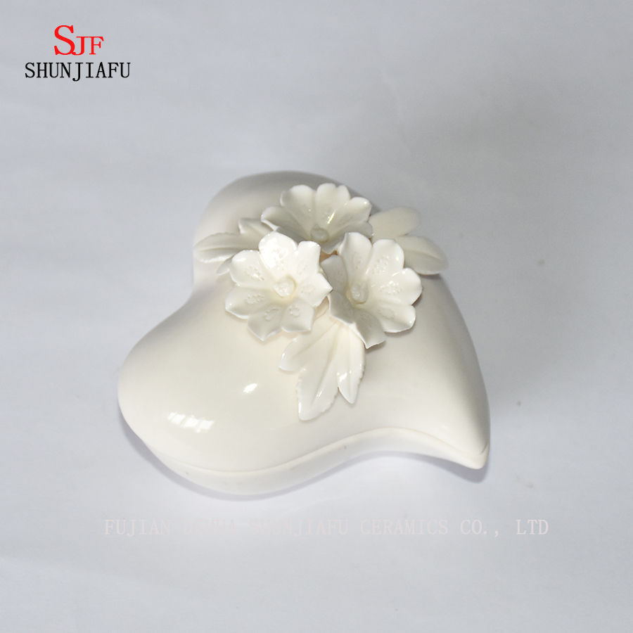 Love Shape Jewelry Organizer, Joyero de cerámica