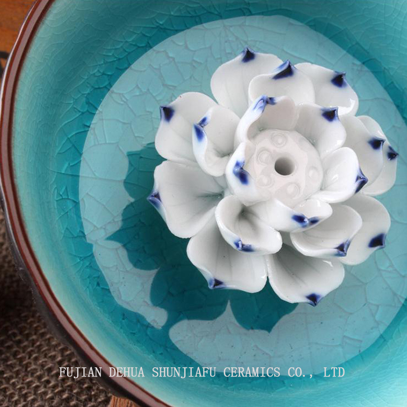 Soporte para quemador de incienso Creative Lotus Stick Ceremonia de t&eacute; de oficina en casa creativa