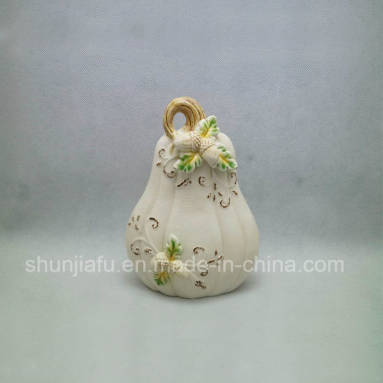 Forma de fruta de cerámica con flores para muebles para el hogar