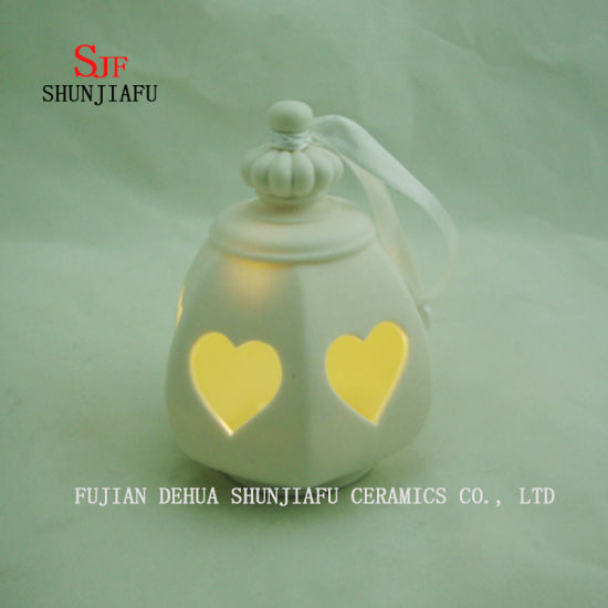 Forma de candelabro de linterna en forma de corazón (S)