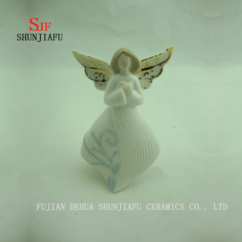 4 PCS / una variedad de art&iacute;culos de decoraci&oacute;n de cer&aacute;mica Angel Design / D