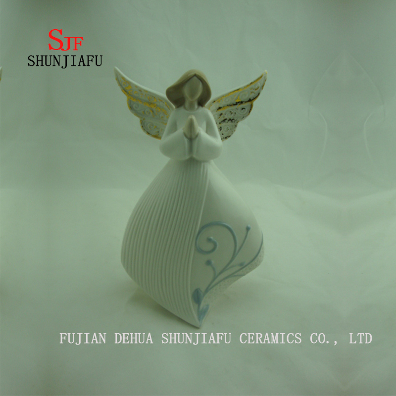 una variedad de art&iacute;culos de dise&ntilde;o de cer&aacute;mica para decoraci&oacute;n de &aacute;ngel / a