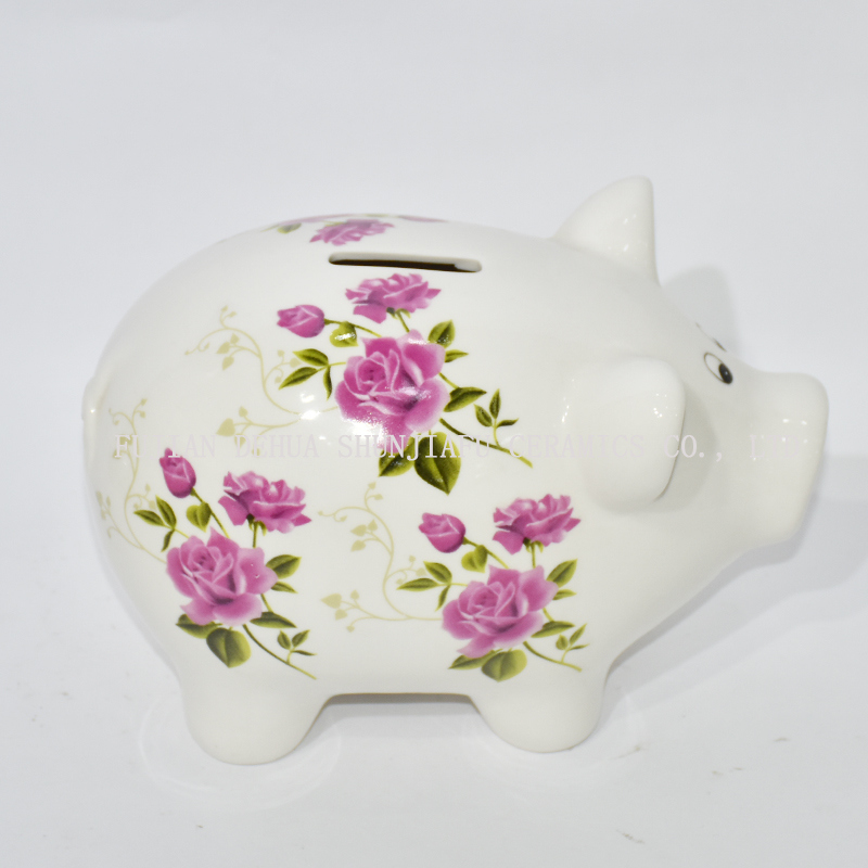 Minigift Ceramic Little Piggy Bank Decorate para ni&ntilde;os