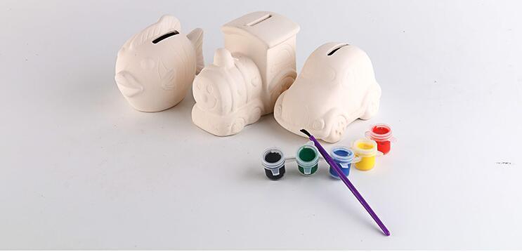 Pintura al &oacute;leo DIY de cer&aacute;mica de Numbers con dise&ntilde;o de Halloween.