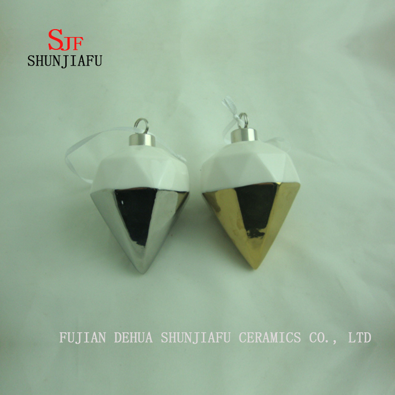 Adornos navide&ntilde;os Regalos de fiesta Festival Decoraci&oacute;n de &aacute;rbol / ventana, galvanoplastia de cer&aacute;mica / C