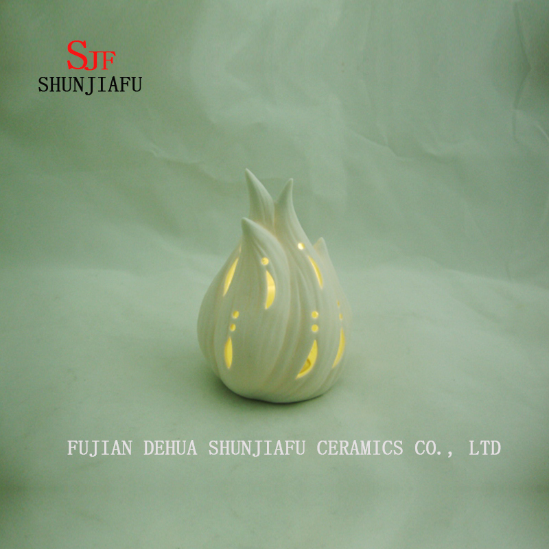 Regalos y decoraci&oacute;n candelabro de cer&aacute;mica candelita, el candelabro del &aacute;rbol de Navidad, candelabro de botones florales