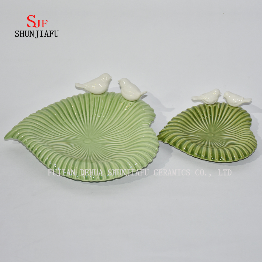 Platos de cer&aacute;mica multiusos para sazonar Platos de aperitivo, platillos de porcelana multicolores Vajilla (forma de coraz&oacute;n)