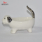 Forma animal del perro / del cerdo, sostenedor de la caja del jabón de cerámica del baño casero