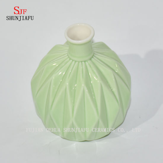 Florero de cerámica único de 5 colores / simple