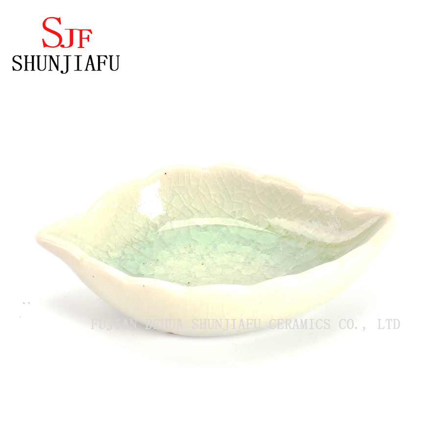 Set de degustaci&oacute;n de comida cuadrada Platos de cer&aacute;mica con bandeja