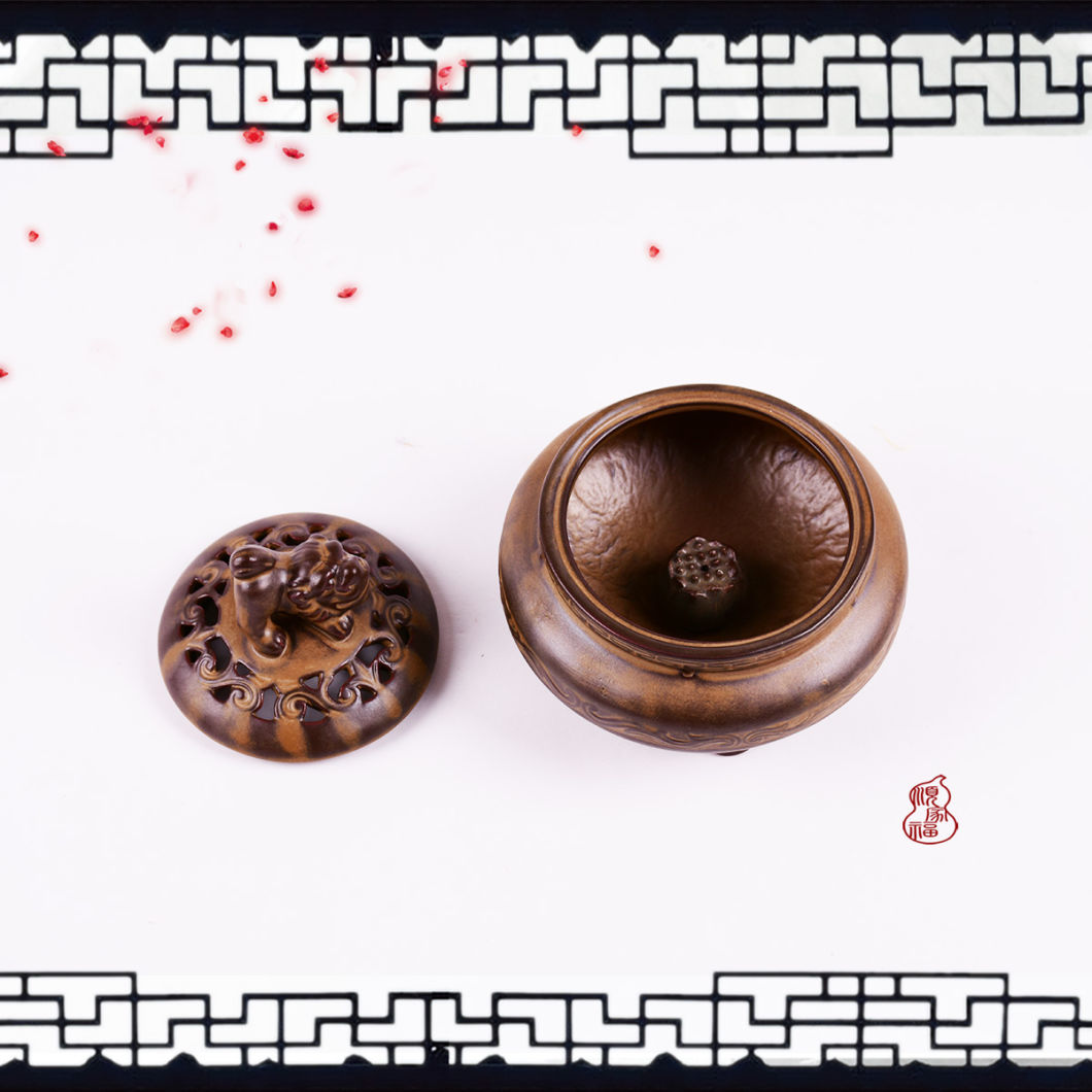 Quemador de incienso de anillo de le&oacute;n dormido Quemador de incienso, soporte de incienso, incensario, para meditaci&oacute;n