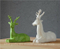 Decoración moderna simple del gabinete Artesanías de cerámica Decoración creativa de la sala de estar