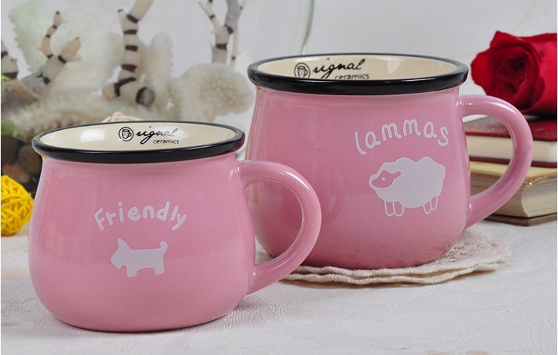 Taza de desayuno Taza de caf&eacute; Taza de leche Logotipo personalizado Taza de desayuno