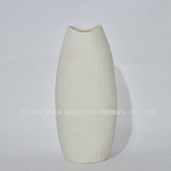 Decoración moderna de cerámica simple para el arte del arreglo de florero