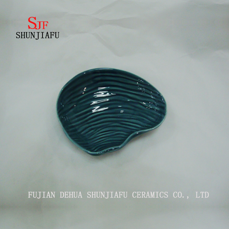 Platos de pescado de cer&aacute;mica Vajilla multiusos Platos para la cena-Ocean Series