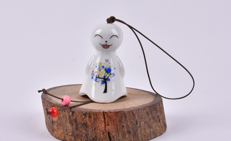 Precioso japon&eacute;s Sunny Dolls Garden Chimes Campanas de viento de cer&aacute;mica (el estilo puede variar)
