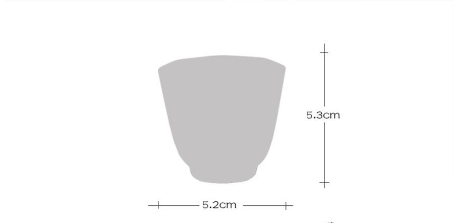 Taza de t&eacute; vital de porocina blanca brillante de alto grado, taza de cer&aacute;mica oct&aacute;gono