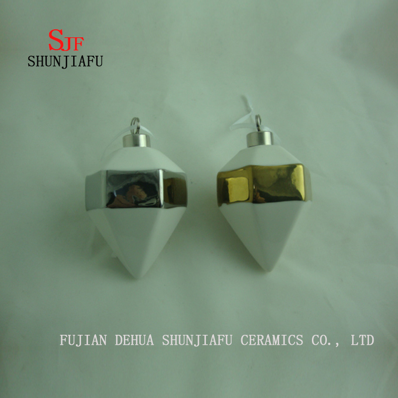 Adornos navide&ntilde;os Regalos de fiesta Festival Decoraci&oacute;n de &aacute;rbol / ventana, galvanoplastia de cer&aacute;mica / F