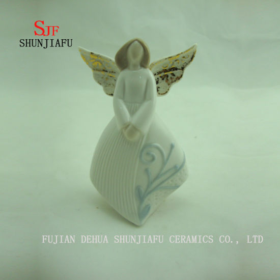 4 PCS / una variedad de artículos de decoración de cerámica Angel Design / D