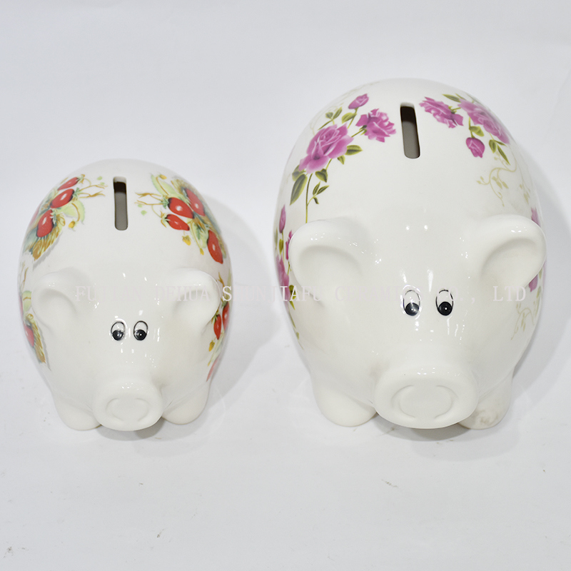 Minigift Ceramic Little Piggy Bank Decorate para ni&ntilde;os