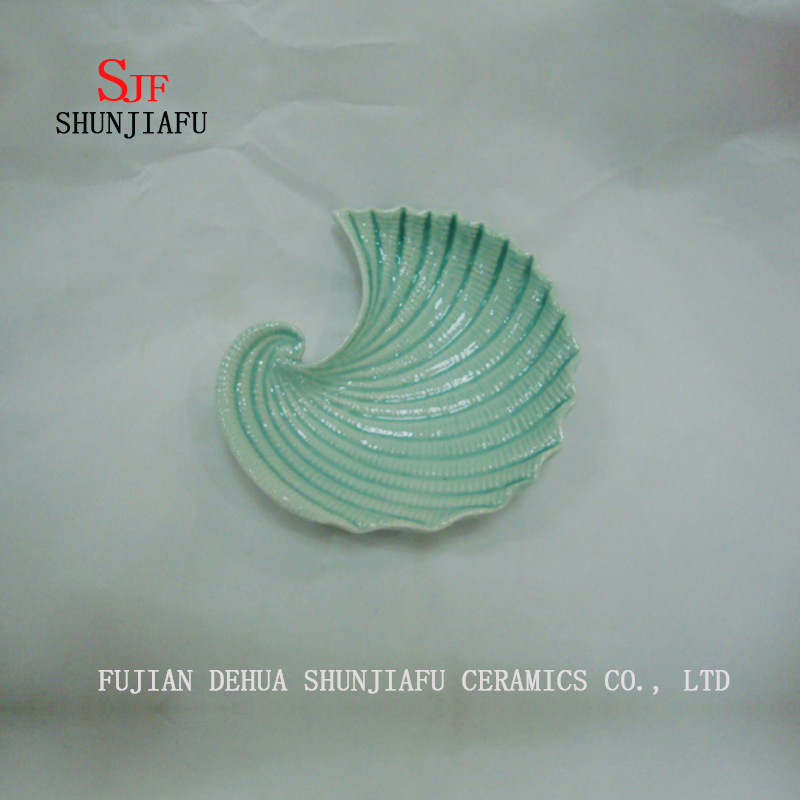 Platos de pescado de cer&aacute;mica Vajilla multiusos Platos para la cena-Ocean Series