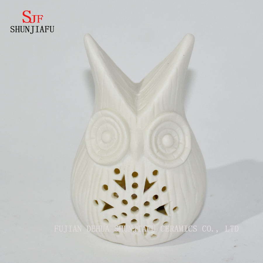 Candelabros de cer&aacute;mica con forma de calabaza Halloween / Navidad