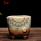 Maceta de cerámica pintada a mano de cerámica cruda de Zakka