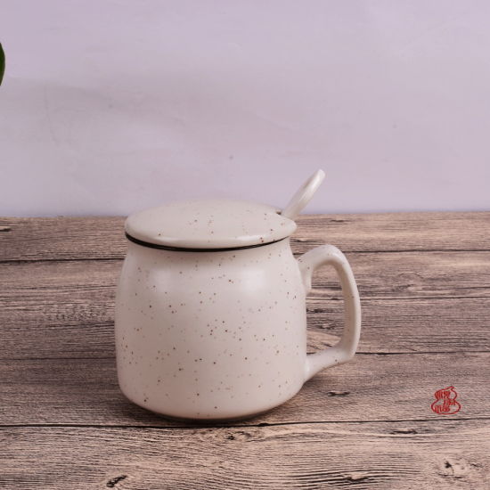Taza de cerámica para desayuno Taza de cerámica para leche, taza de café y porcelana