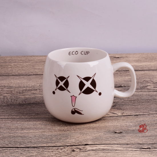Taza de desayuno Taza de café Taza de leche Logotipo personalizado Taza de expresión