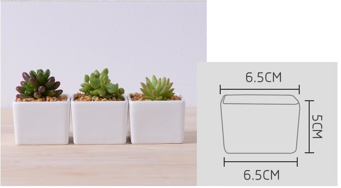 Mesa de centro Tipo de escritorio Maceta de cer&aacute;mica Ganso blanco