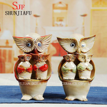 Creative Owl Pottery Harmonious para la decoración del hogar