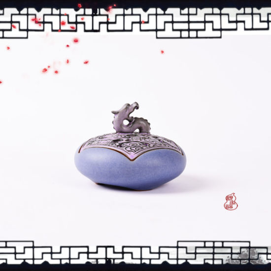 Wuling Dragon Purple Porrty Quemador de incienso Incienso Incienso de sándalo Pequeño