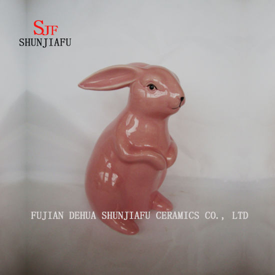 Creative Rabbit Furnishing Ceramic Articles Decoración del hogar en el escritorio