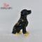 Creativo banco de monedas cerdito en forma de perro para niños, negro