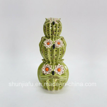 Adorno de cerámica LED Cactus 3 Ball