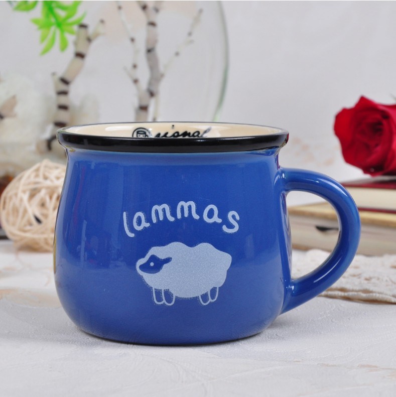 Taza de desayuno Taza de caf&eacute; Taza de leche Logotipo personalizado Taza de desayuno