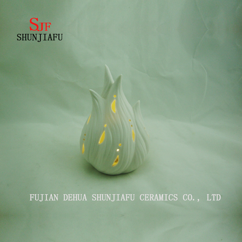 Regalos y decoraci&oacute;n candelabro de cer&aacute;mica candelita, el candelabro del &aacute;rbol de Navidad, candelabro de botones florales