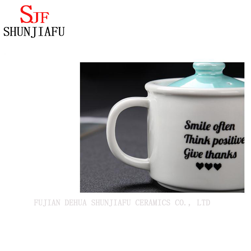 Taza de t&eacute; de porcelana de alto grado de viaje personal port&aacute;til r&aacute;pido
