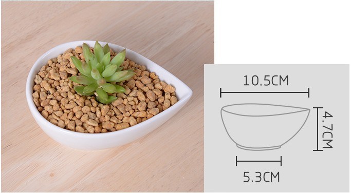 Adorno Caracter&iacute;stica Personalidad Escritorio Flores blancas peque&ntilde;as Maceta