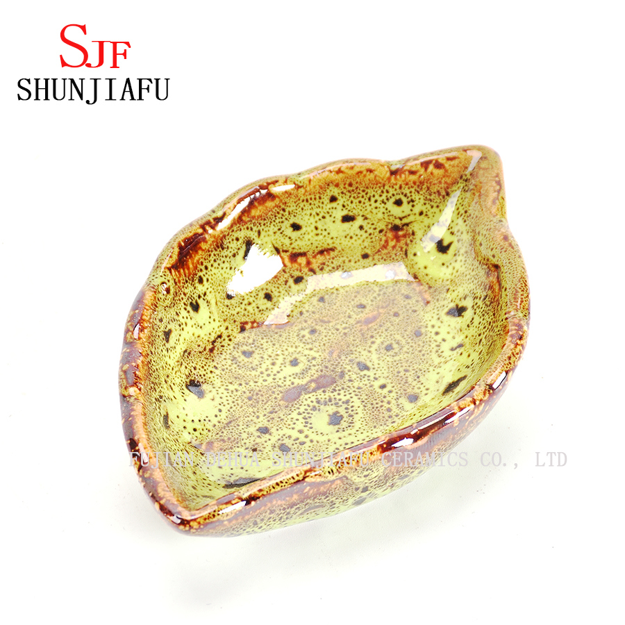 Set de degustaci&oacute;n de comida cuadrada Platos de cer&aacute;mica con bandeja