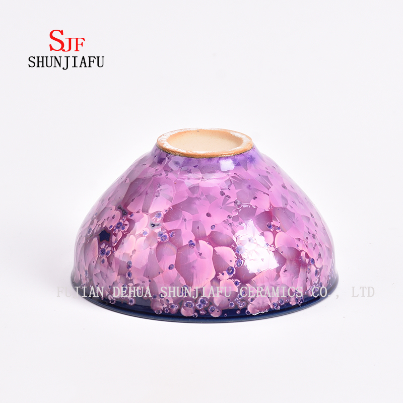 Taza de t&eacute; de porcelana con glaseado de atm&oacute;sfera &uacute;nica hecha en Dehua