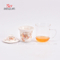 Taza de té de flores de vidrio de filtro de cerámica 400ml
