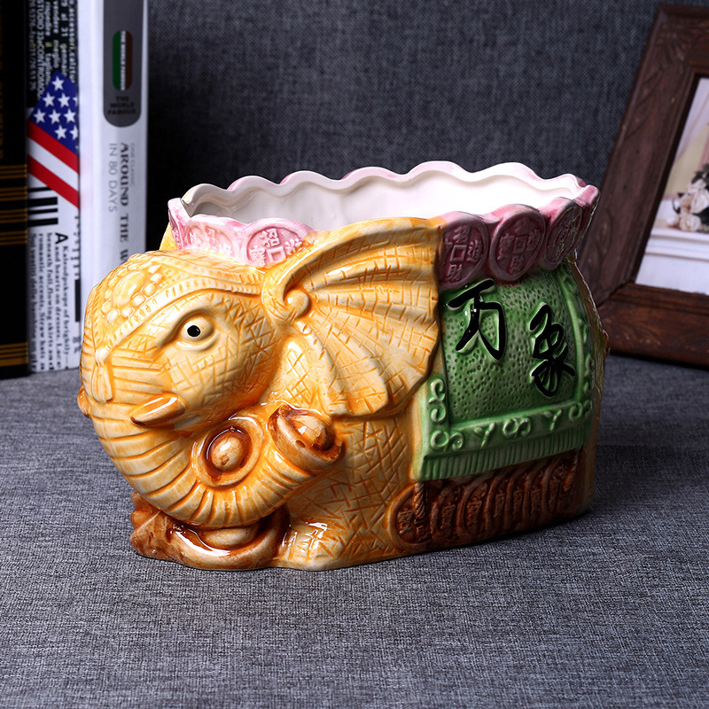 2017 maceta linda del elefante plantas suculentas maceta maceta interior al aire libre