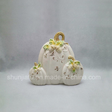 Forma de fruta de cerámica con flores para muebles para el hogar