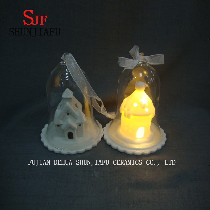 Cubierta de adorno de c&uacute;pula de vidrio inspirada en boticario de World Christmas - Cer&aacute;mica