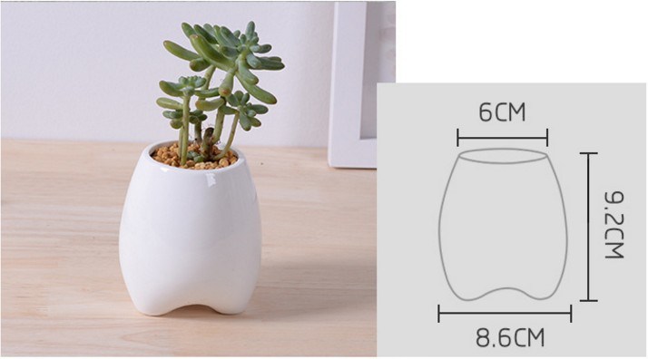 Marfil Creativo Personalidad Moda Cer&aacute;mica Maceta