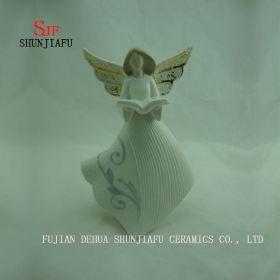 una variedad de artículos de diseño de cerámica para decoración de ángel / a